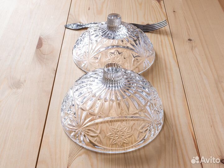 Хрустальная крышка стеклянный клош купол
