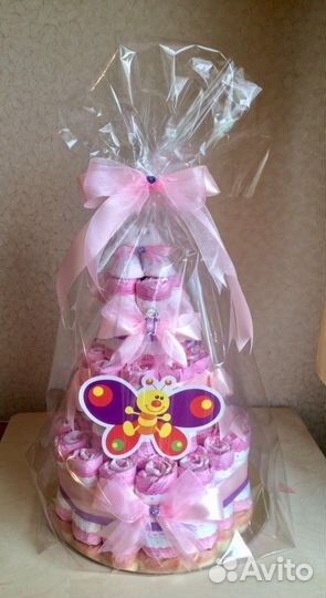 Полезный торт из памперсов