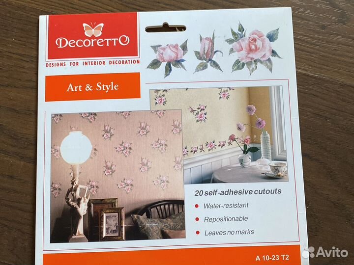 Декоративные наклейки Розы, Лимоны