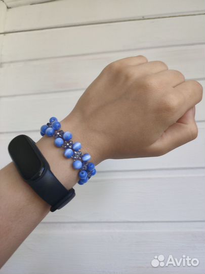 Браслет кошачий глаз