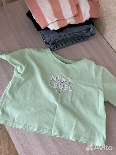 Вещи пакетом на девочку 140 146