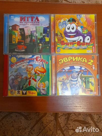 Лицензионные диски CD ROM для пк, детские