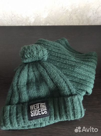 Комплект шапка и шарф для мальчика