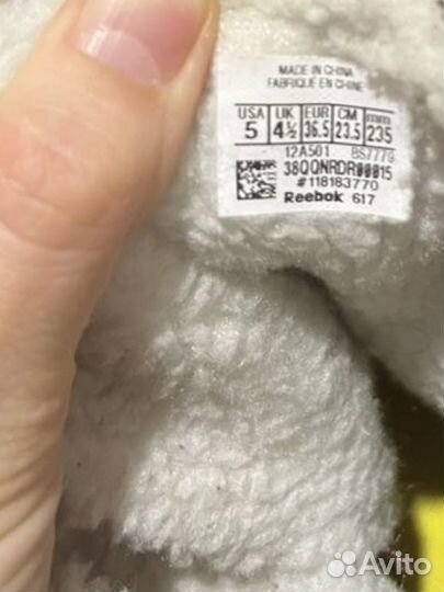 Ботинки reebok женские