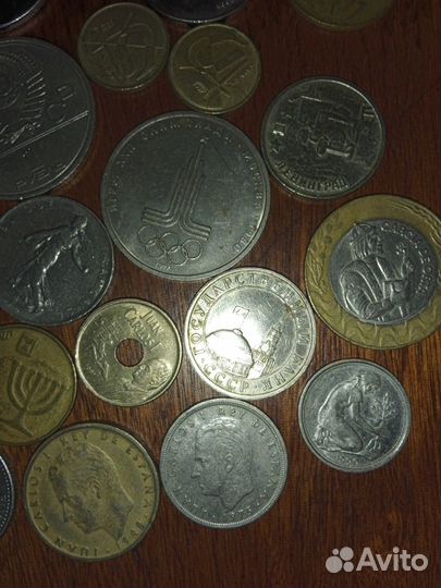 Монеты 30 шт., одним лотом