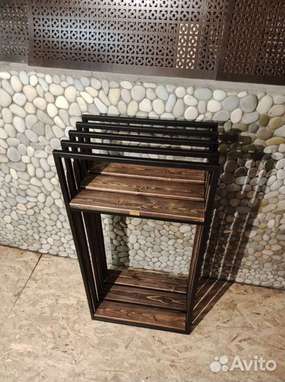 Металлическая дровница