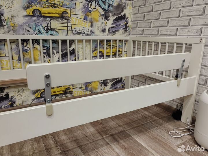 Детская кровать IKEA Гулливер с матрасом