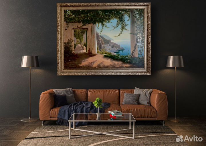 Картина маслом «Виды Амальфи» Долгополый А. А