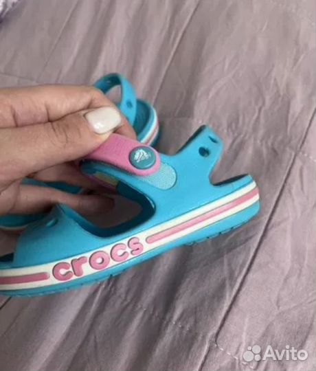 Сандалии crocs для девочки C 8 23 размер