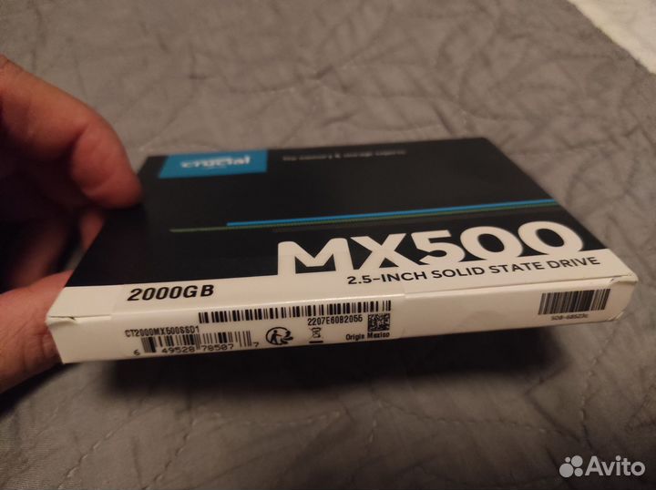 Ssd диск Crucial MX500 2tb
