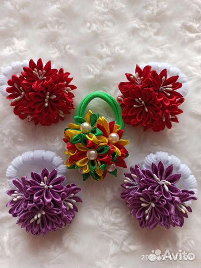 Заколка для волос канзаши