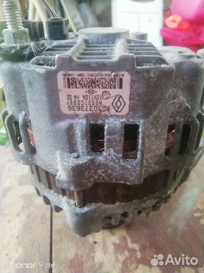 Генератор renault megane 2