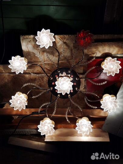 Люстра потолочная подвесная бу