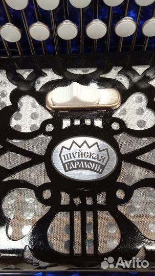 Шуйская Гармонь Чайка 314 S5 XL Синяя с Чехлом NEW