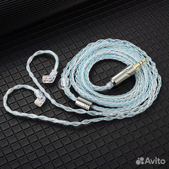 QKZ T1 upgrade cable C-Pin 0.75мм кабель для наушн