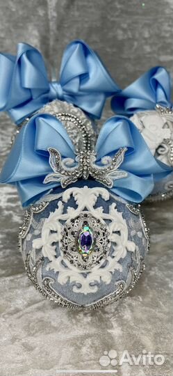 Новогодние шары ручной работы