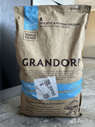 Grandorf Adult Сухой корм, Белая рыба,10 кг