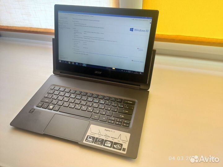 Ноутбук трансформер Acer Aspire R13 (в планшет)