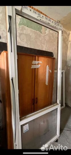 Окна пластиковые бу коричневые