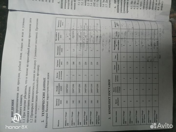 Лодка пвх 1.5 Prima virage220