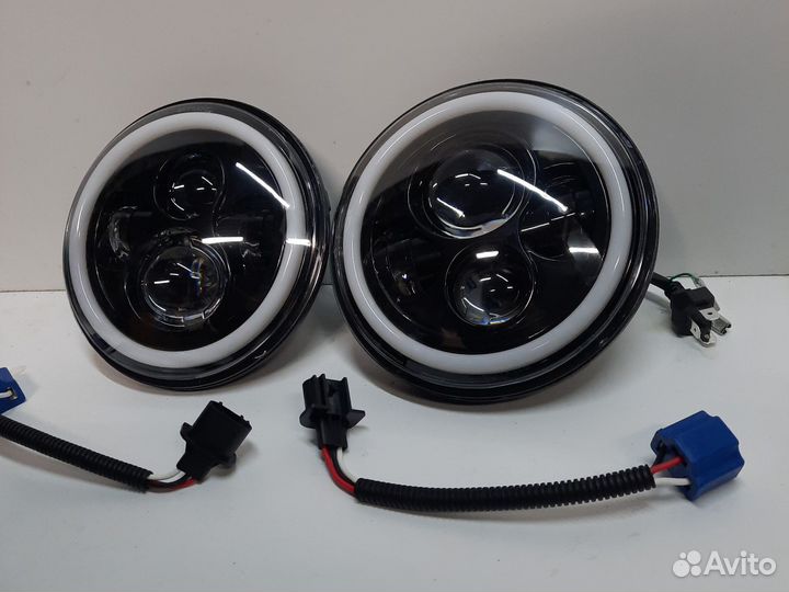 LED фары niva 2121