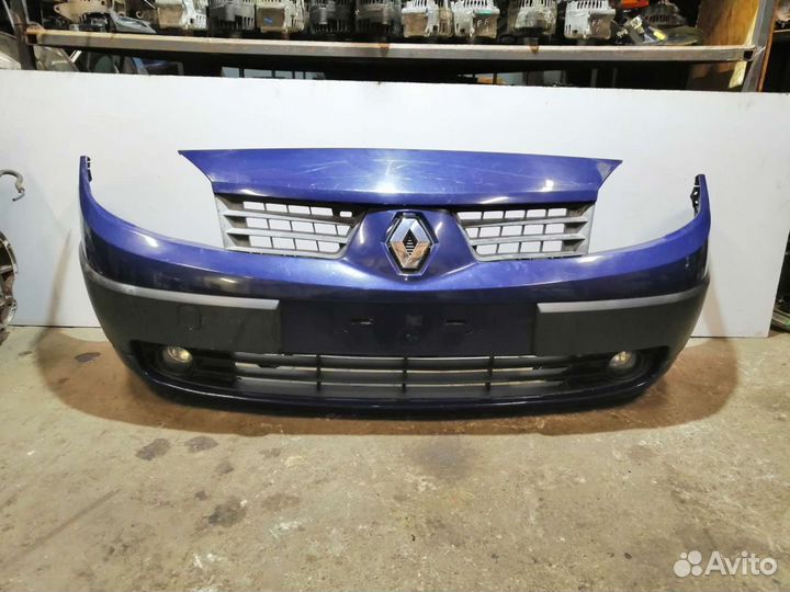 Бампер передний Renault Scenic 2 дорестайл