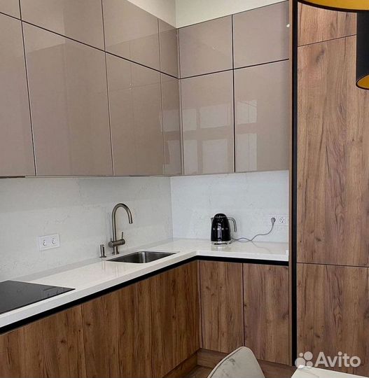 Угловая кухня с мдф фасадами