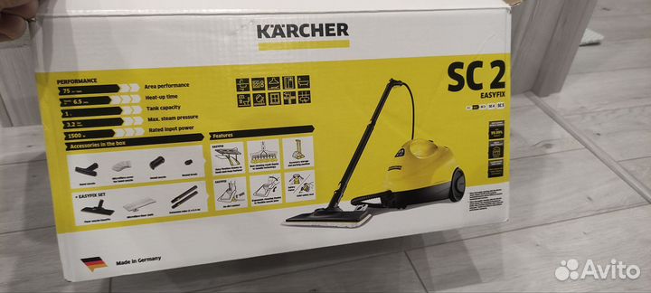 Пароочиститель Karcher sc 2 easyfix