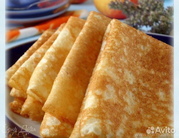 Блинчики вкусно, как дома