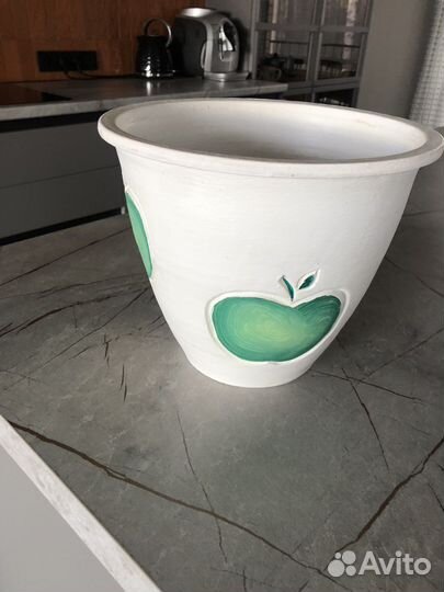 Кашпо горшок для цветов. Дизайнерская керамика