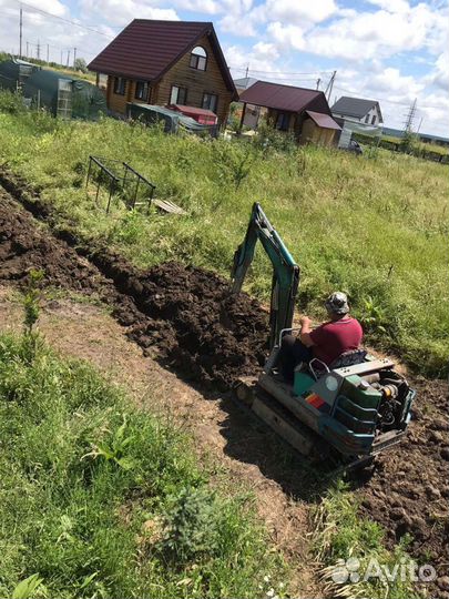 Услуги миниэкскаватора