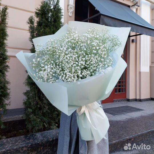 Белая Гипсофила. Букеты с Доставкой