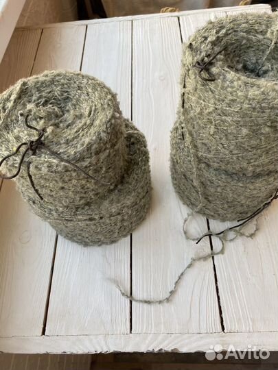 Итальянская прчжа букле.цвет -крапива