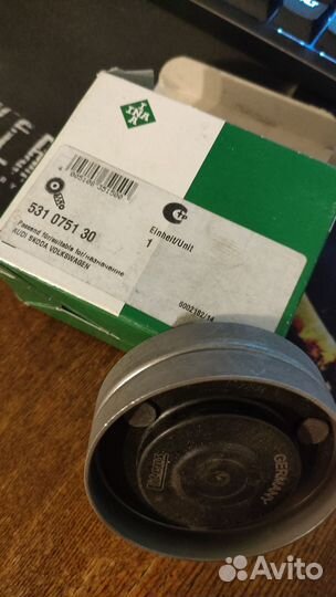 Ролик натяжителя ремня 531075130 INA