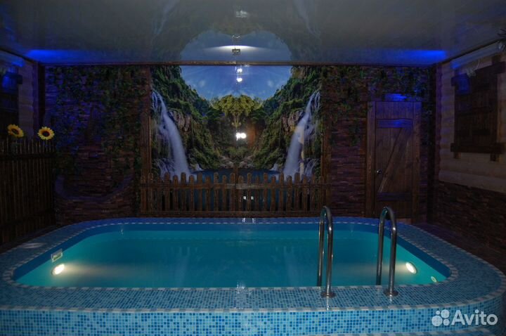 Сауна с теплым бассейном