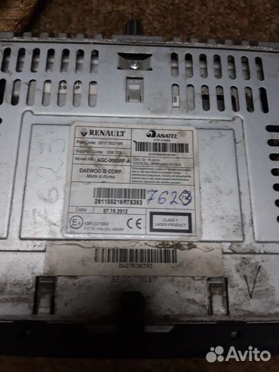 Магнитола renault duster