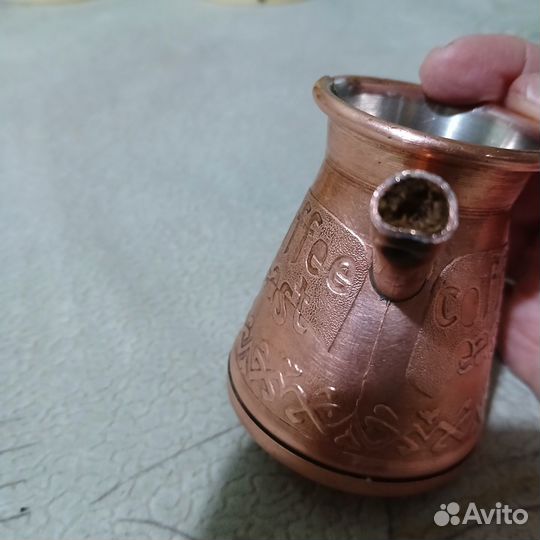 Турка для кофе медная без ручки