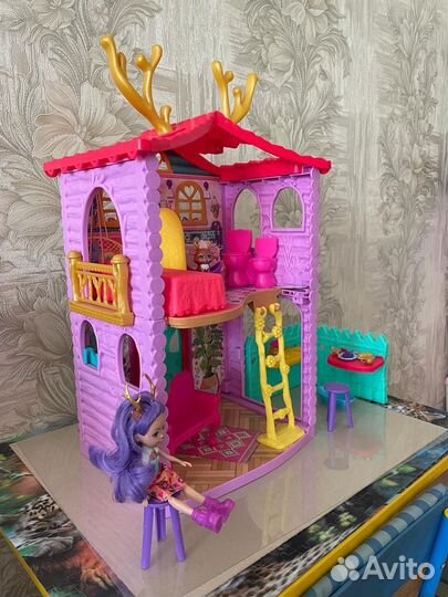 Домик кукольный Энчантималс«Домик Данессы Оленни»