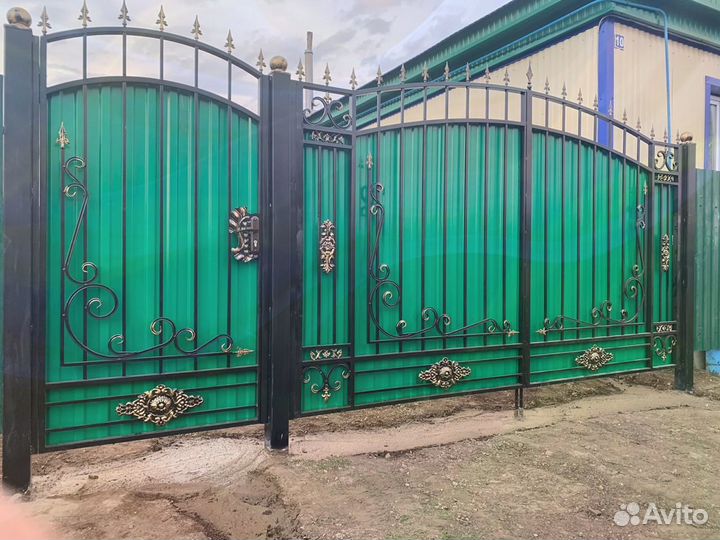 Ворота кованые