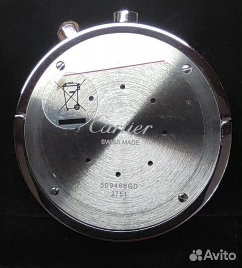 Часы cartier с будильником