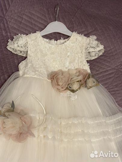 Нарядное платье для девочки на выпускной 116