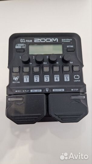 Zoom g1 four гитарный процессор