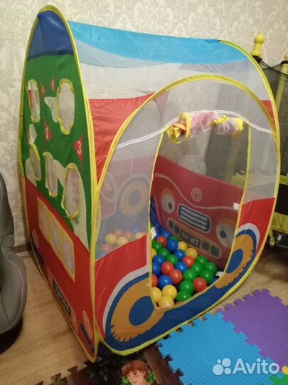 Детская игровая палатка с шариками