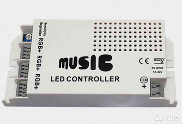 Музыкальный RGB контроллер на 3 канала