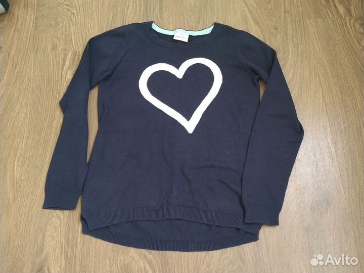 Свитер для девочки 150 hanna andersson