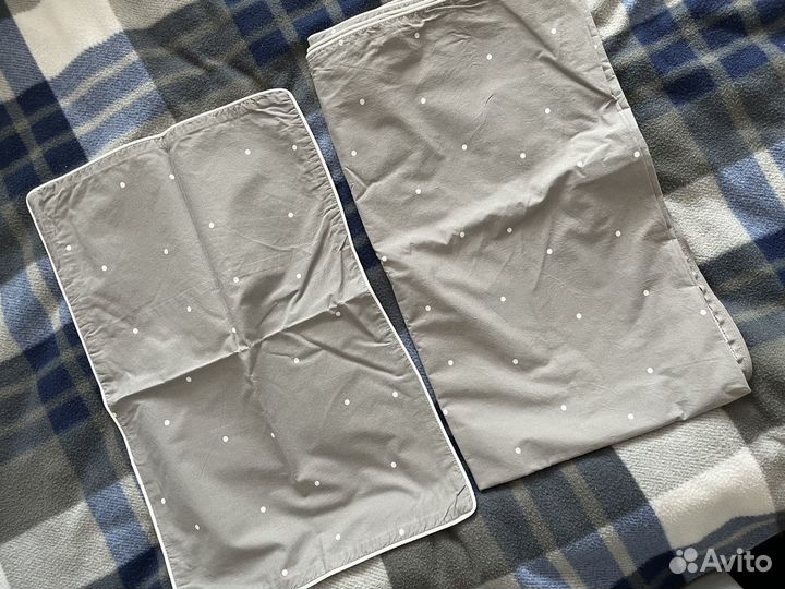 Детское одеяло подушка постельное белье IKEA