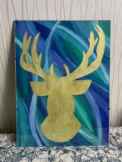 Картина гуашью