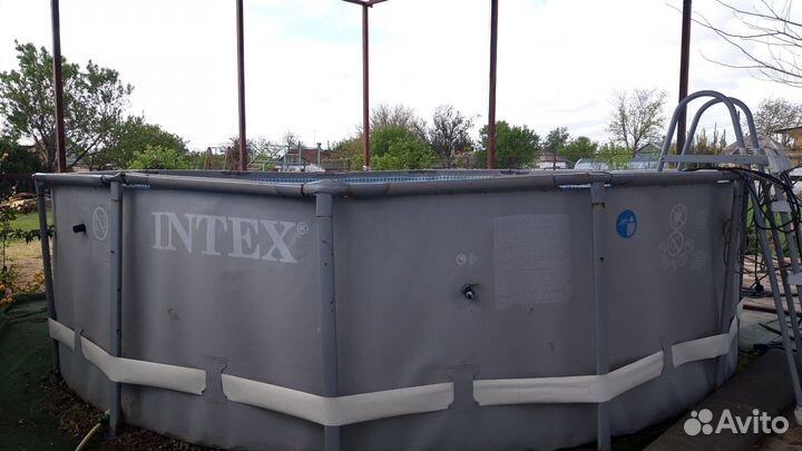 Каркасный бассейн круглый 4.27 х 1.07 Интекс