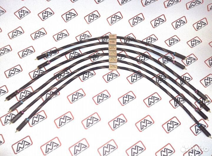 Межблочный RCA кабель моножила серебро