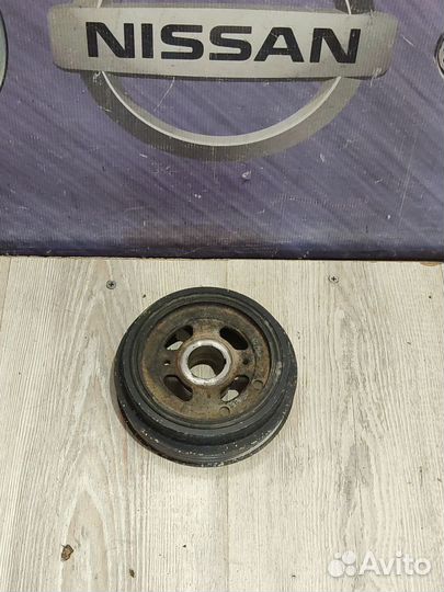 Шкив коленвала Nissan primera P12